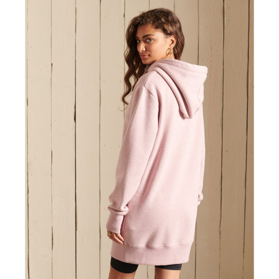 Superdry Γυναικείο φόρεμα Vintage Logo Embroidered Hoodie Dress